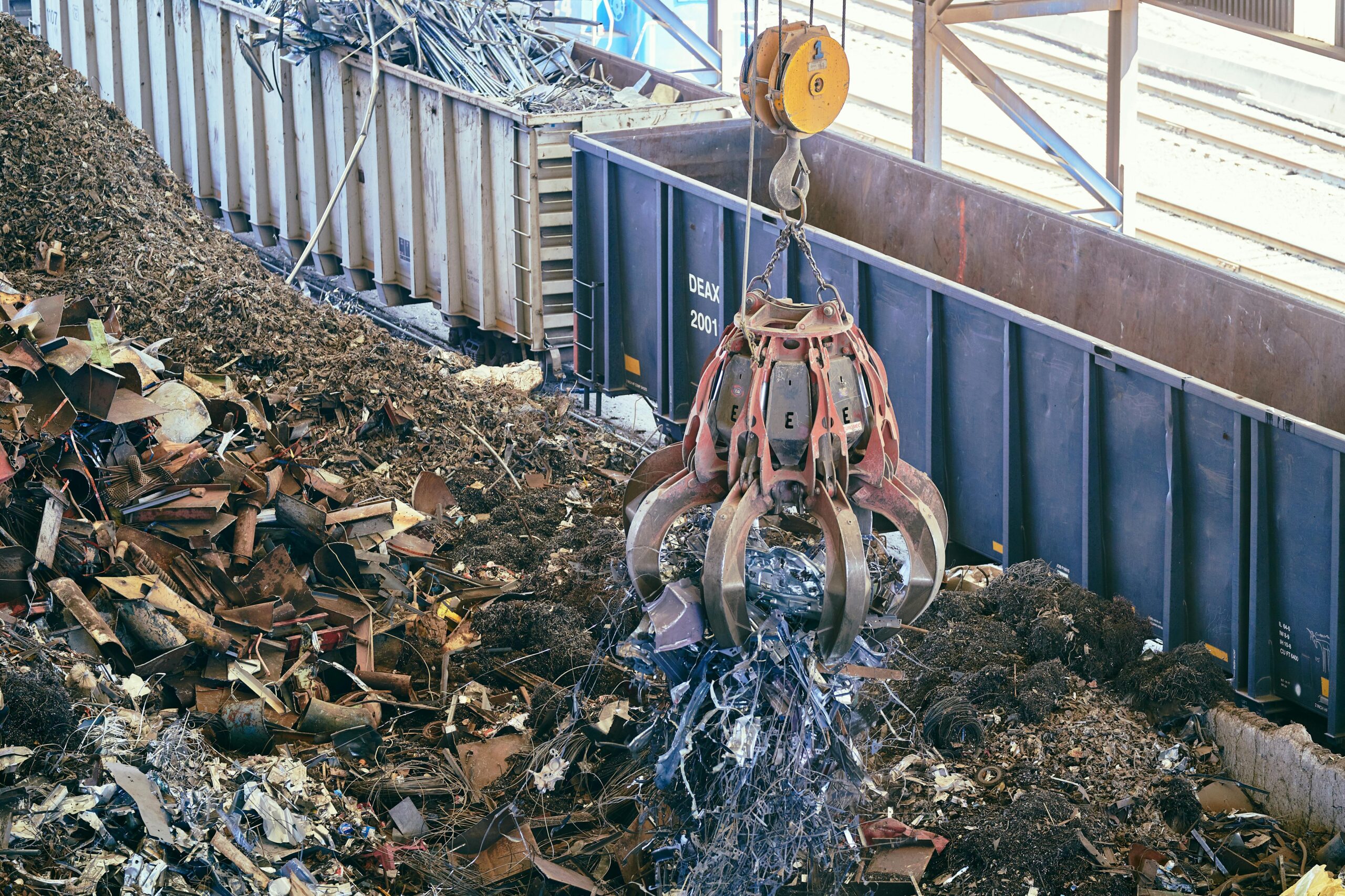 Industrial waste compacting and baling equipment